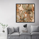 Petal Play II (Square) Canvas Print