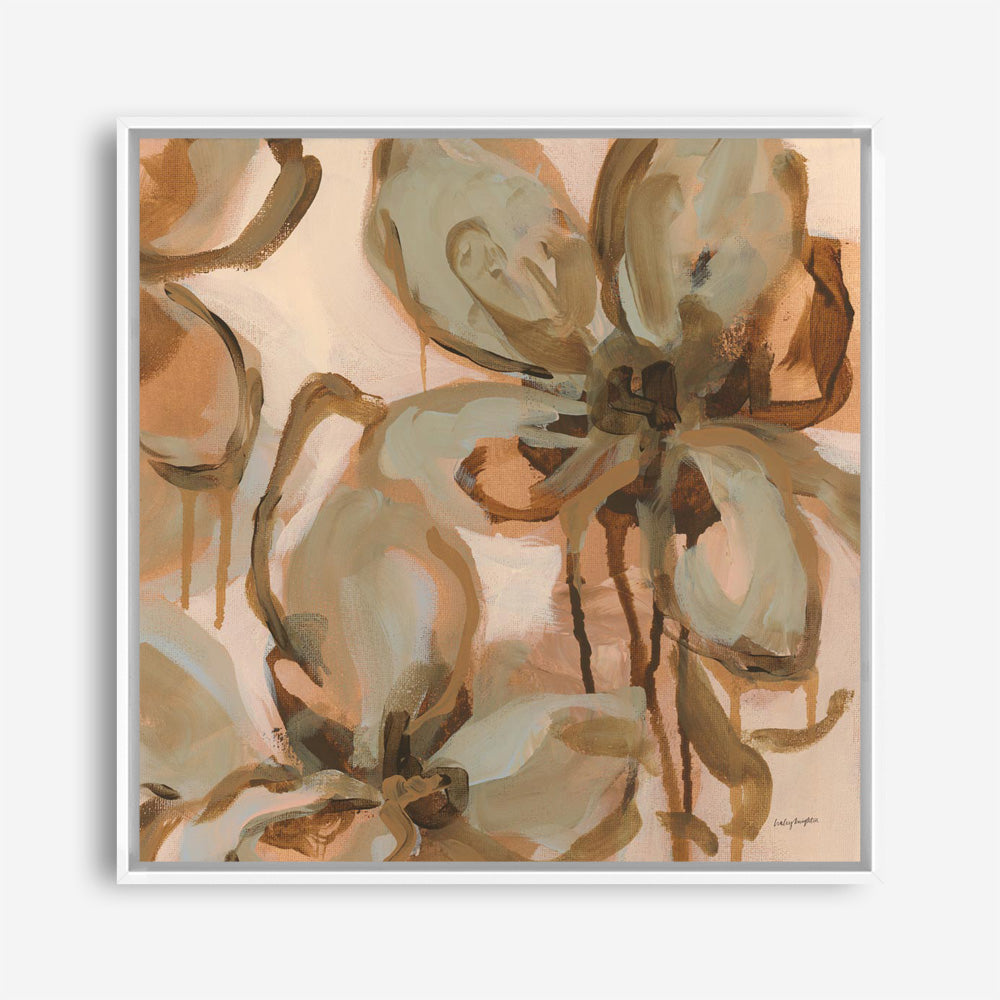 Petal Play II (Square) Canvas Print
