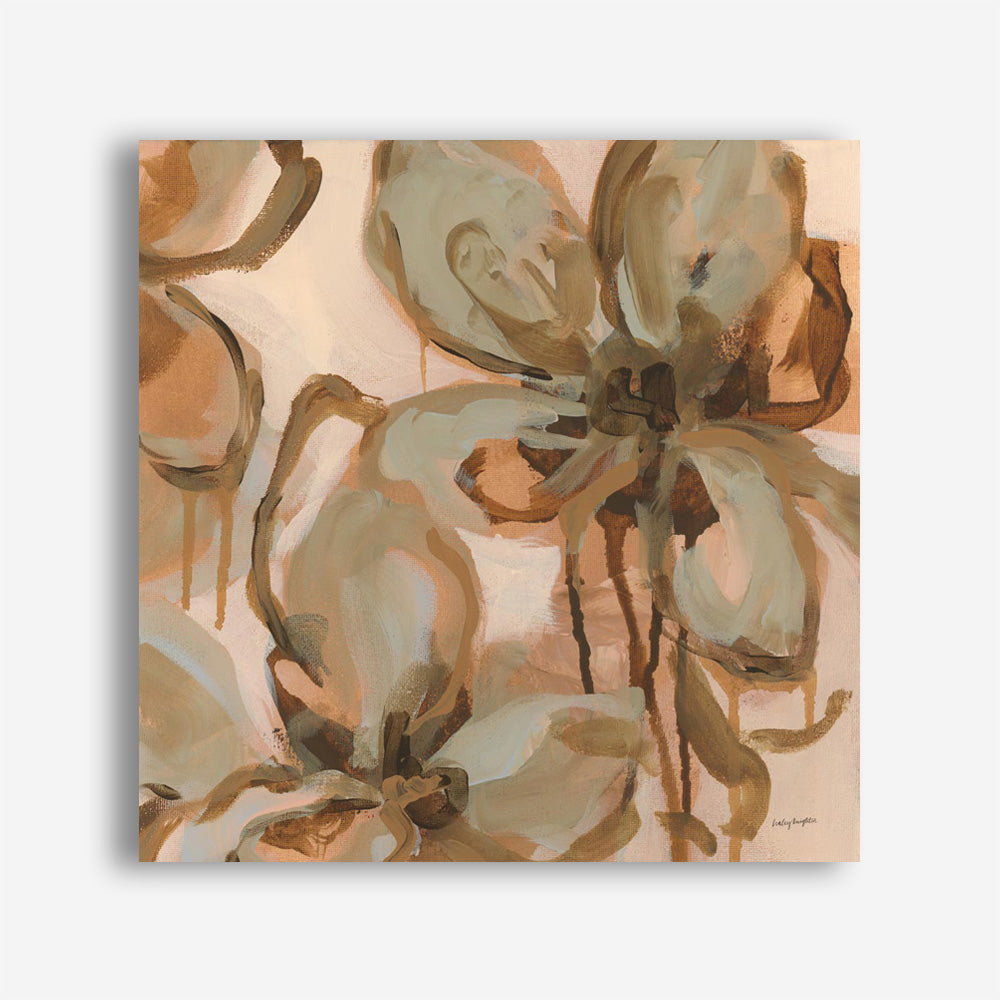 Petal Play II (Square) Canvas Print