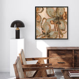 Petal Play II  (Square) Art Print