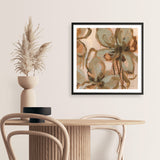 Petal Play II  (Square) Art Print