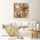 Petal Play II  (Square) Art Print