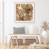 Petal Play II  (Square) Art Print