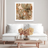 Petal Play II  (Square) Art Print