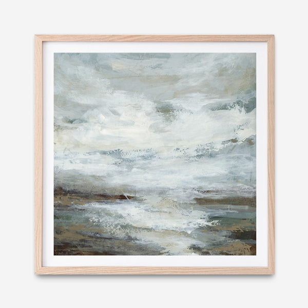 Beachcombing (Square) Art Print