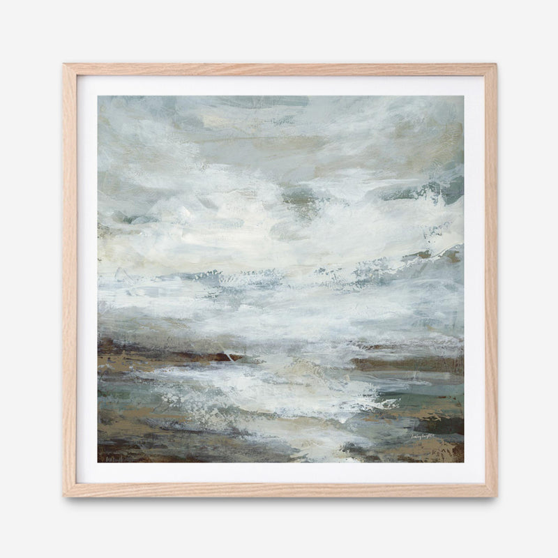 Beachcombing (Square) Art Print