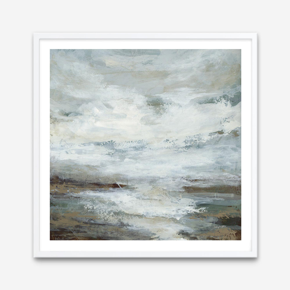 Beachcombing (Square) Art Print