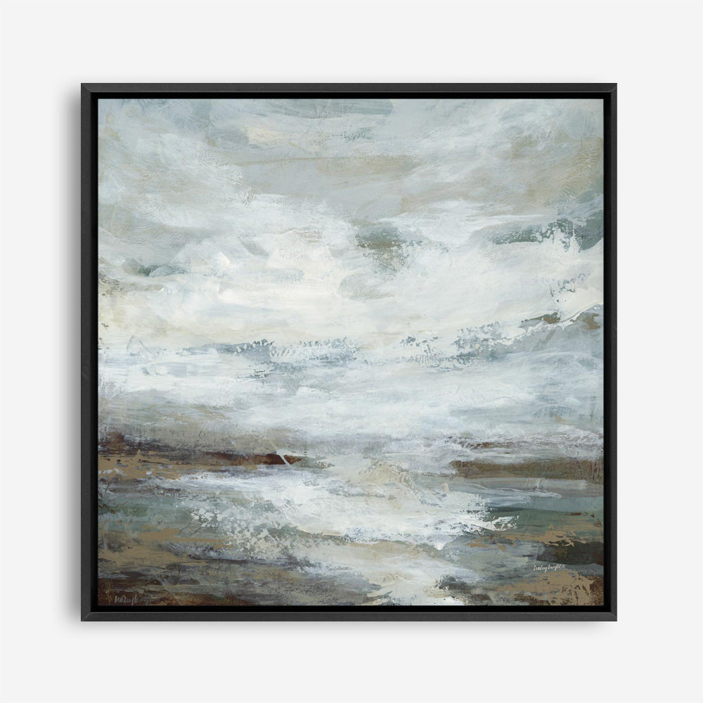 Beachcombing (Square) Canvas Print