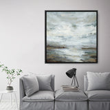 Beachcombing (Square) Canvas Print