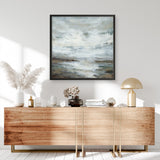 Beachcombing (Square) Art Print