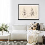 Elegant Pine III Panel Art Print