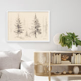 Elegant Pine III Panel Art Print