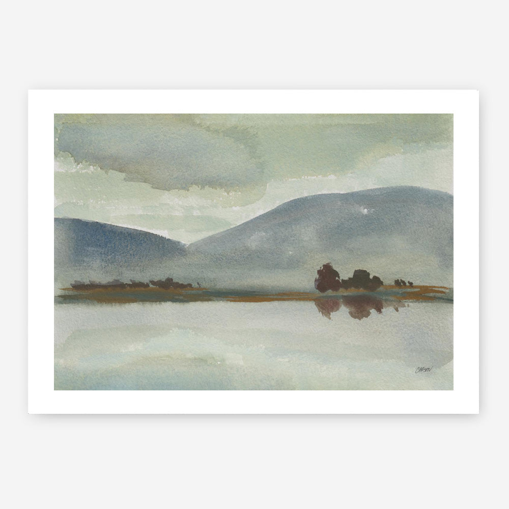 Misty View Art Print