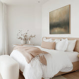 Evening Landscape Abstract Crop Canvas Print