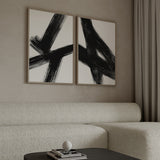 Urban 1 & 2 Canvas Wall Art Print Set