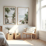 Wategos Beach I & Byron Bay Longboarder Photo Art Print Set