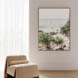 Wategos Beach II Photo Canvas Wall Art Print