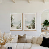 Wategos Beach III & Byron Bay Longboarder Photo Art Print Set