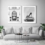 31 Rue Cambon B&W II Art Print