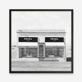 Shop Black & White Marfa (Square) Art Print abstract painted design wall artwork prints by The Print Emporium buy Australian made fine art poster and framed canvas wall decor prints for the home and add some interior inspiration for your bedroom living room dining room or home office, TPE-471-AP