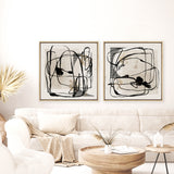 Blotted I (Square) Canvas Print