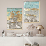 Blue Gold II Canvas Print
