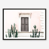 Shop Cactus Villa I Photo Art Print a Moroccan desert boho themed photography wall art print from The Print Emporium wall artwork collection - Buy Australian made fine art poster and framed prints for the home and your interior decor room, TPE-1283-AP