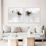 Golden Beat I (Square) Canvas Print