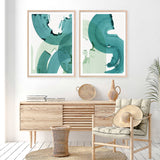 Green Movement II Art Print