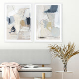 Neutral Abstract II Art Print