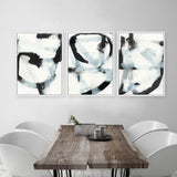 Noir Shapes II Canvas Print