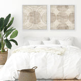 Organic Circles I (Square) Canvas Print