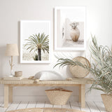 Santorini Urn Photo Art Print