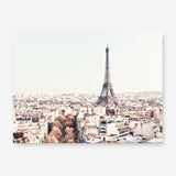 Shop Paris Skyline Photo Canvas Print an Eiffel Tower France themed photography framed stretched canvas print from The Print Emporium wall artwork collection - Buy Australian made prints for the home and your interior decor space, TPE-297-CA-35X46-NF