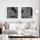 Pearl Dots II (Square) Art Print