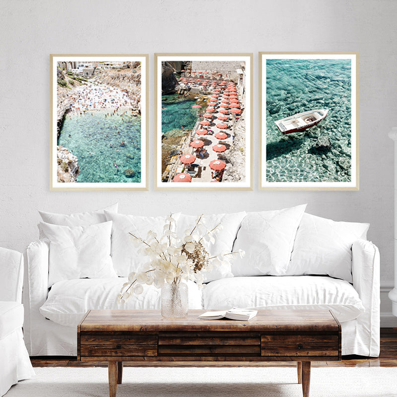 Capri Boat II Photo Art Print