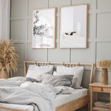 Santorini Balcony Photo Art Print