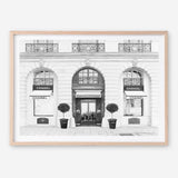 Shop 31 Rue Cambon B&W Art Print a Paris France fashion style themed painted wall art print from The Print Emporium wall artwork collection - Buy Australian made fine art painting style poster and framed prints for the home and your interior decor room, TPE-771-AP