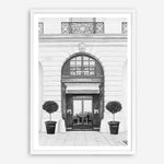Shop 31 Rue Cambon B&W II Art Print a Paris France fashion style themed painted wall art print from The Print Emporium wall artwork collection - Buy Australian made fine art painting style poster and framed prints for the home and your interior decor room, TPE-746-AP