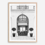 Shop 31 Rue Cambon B&W II Art Print a Paris France fashion style themed painted wall art print from The Print Emporium wall artwork collection - Buy Australian made fine art painting style poster and framed prints for the home and your interior decor room, TPE-746-AP