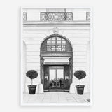 Shop 31 Rue Cambon B&W II Art Print a Paris France fashion style themed painted wall art print from The Print Emporium wall artwork collection - Buy Australian made fine art painting style poster and framed prints for the home and your interior decor room, TPE-746-AP