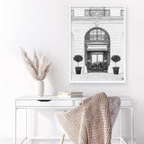 Shop 31 Rue Cambon B&W II Art Print a Paris France fashion style themed painted wall art print from The Print Emporium wall artwork collection - Buy Australian made fine art painting style poster and framed prints for the home and your interior decor room, TPE-746-AP
