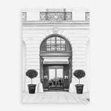 Shop 31 Rue Cambon B&W II Art Print a Paris France fashion style themed painted wall art print from The Print Emporium wall artwork collection - Buy Australian made fine art painting style poster and framed prints for the home and your interior decor room, TPE-746-AP