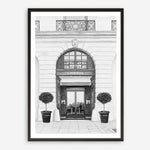 Shop 31 Rue Cambon B&W II Art Print a Paris France fashion style themed painted wall art print from The Print Emporium wall artwork collection - Buy Australian made fine art painting style poster and framed prints for the home and your interior decor room, TPE-746-AP