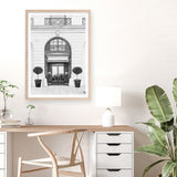 Shop 31 Rue Cambon B&W II Art Print a Paris France fashion style themed painted wall art print from The Print Emporium wall artwork collection - Buy Australian made fine art painting style poster and framed prints for the home and your interior decor room, TPE-746-AP