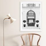 Shop 31 Rue Cambon B&W II Art Print a Paris France fashion style themed painted wall art print from The Print Emporium wall artwork collection - Buy Australian made fine art painting style poster and framed prints for the home and your interior decor room, TPE-746-AP