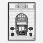 Shop 31 Rue Cambon B&W II Art Print a Paris France fashion style themed painted wall art print from The Print Emporium wall artwork collection - Buy Australian made fine art painting style poster and framed prints for the home and your interior decor room, TPE-746-AP