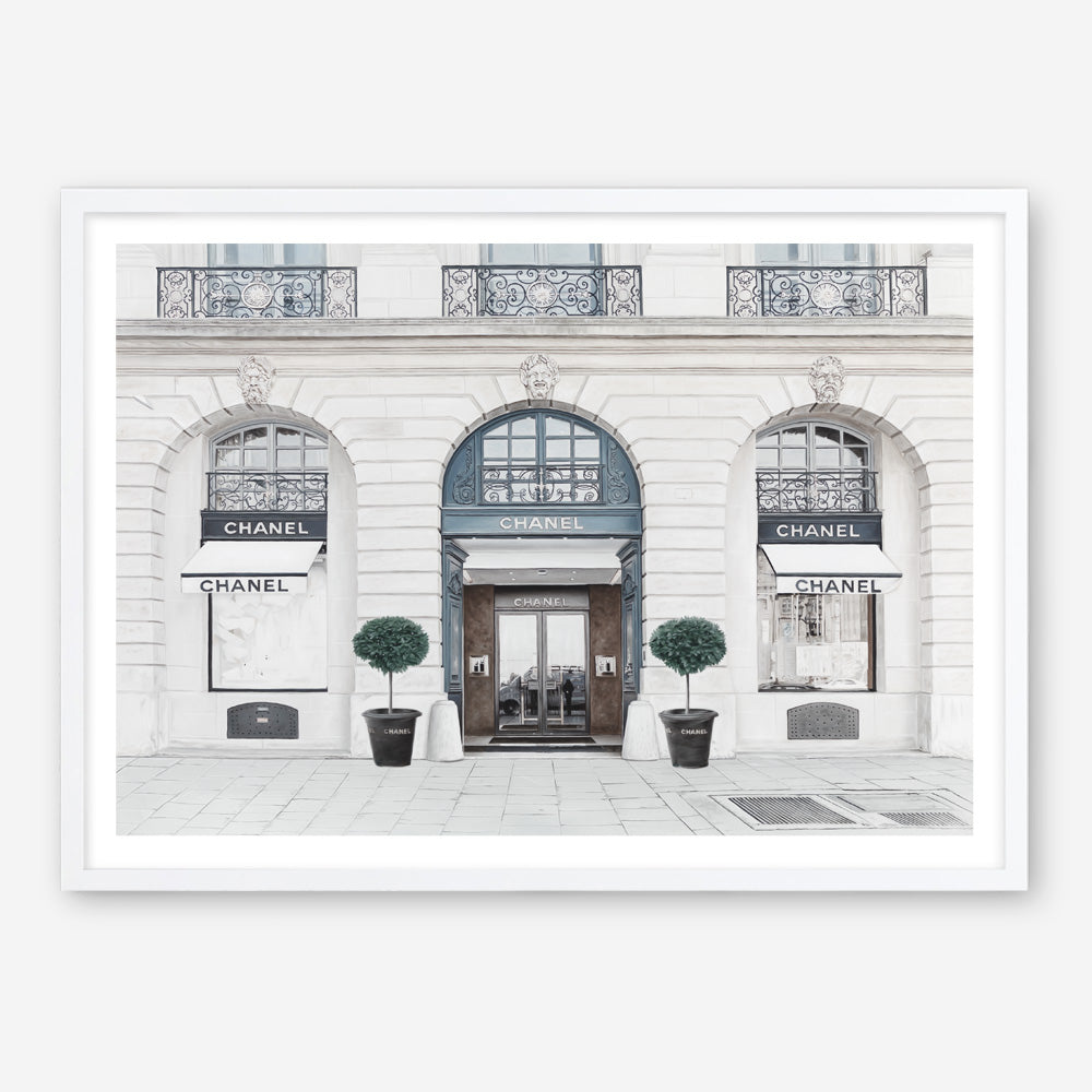 Shop 31 Rue Cambon I Art Print a Paris France fashion style themed painted wall art print from The Print Emporium wall artwork collection - Buy Australian made fine art painting style poster and framed prints for the home and your interior decor room, TPE-745-AP