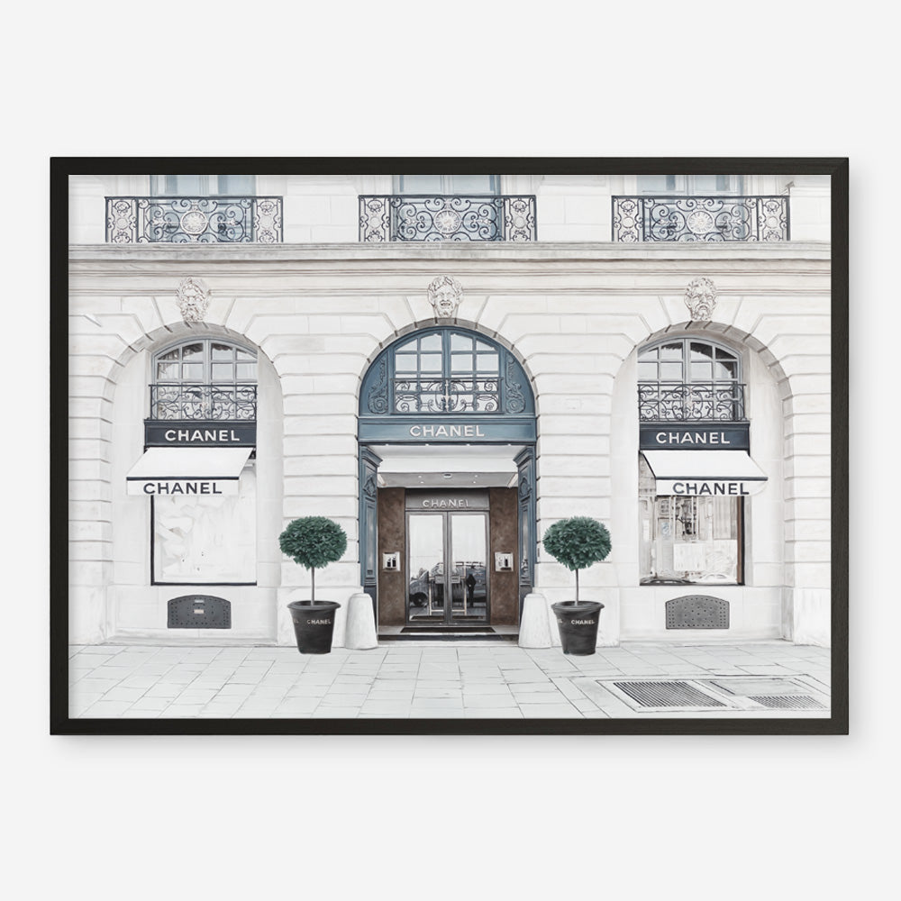 Shop 31 Rue Cambon I Art Print a Paris France fashion style themed painted wall art print from The Print Emporium wall artwork collection - Buy Australian made fine art painting style poster and framed prints for the home and your interior decor room, TPE-745-AP