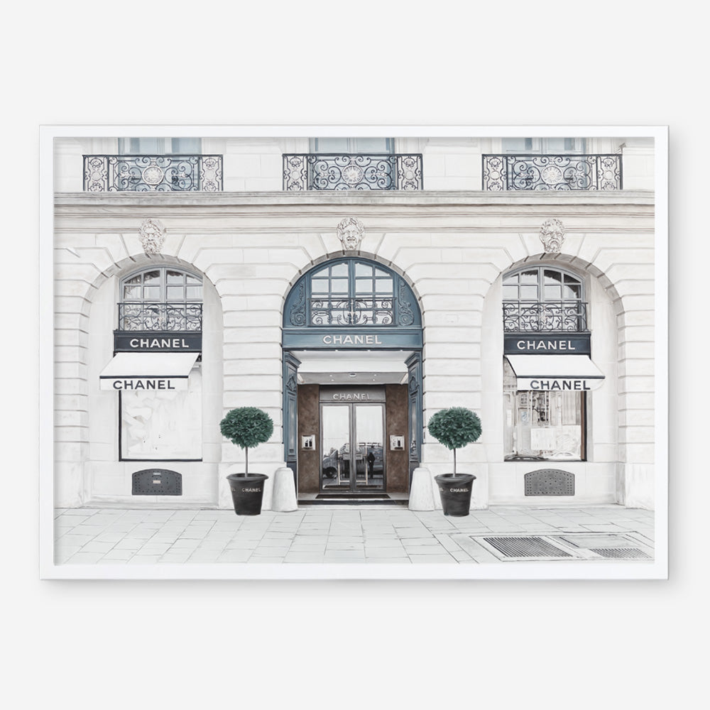 Shop 31 Rue Cambon I Art Print a Paris France fashion style themed painted wall art print from The Print Emporium wall artwork collection - Buy Australian made fine art painting style poster and framed prints for the home and your interior decor room, TPE-745-AP
